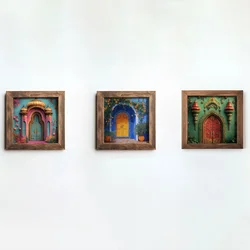 Wallity slika UKZM072, 3 dijela, 16 x 16 x 2 cm