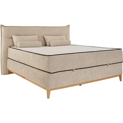 BOX KREVET SMILE 160/200 cm , krem