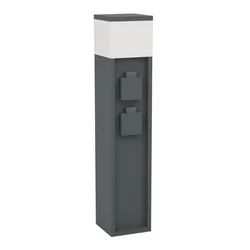 Eglo 901032 - Spoljašnja svetiljka sa 2 utičnice PARK 1xE27/25W/230V IP54 antracit