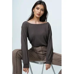 Trend Alacati Stili Ženska bluza Alc-X14393, Braon