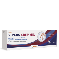 Inpharm V - Plus, Krem gel kod problema sa cirkulacijom, 75 ml