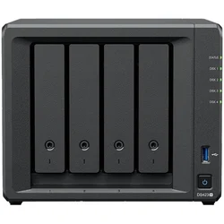 Synology DS423+, Tower, 4-Bays 3.5 SATA HDD/SSD, 2 x M.2 2280 NVMe SSD, CPU Intel Celeron J4125 4-core (4-thread) 2.0 GHz, max. boost up to 2.7 GHz,