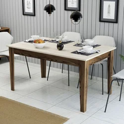 Hanah Home Trpezarijski sto Milan 898, 145x75x88 cm, Boja hrasta
