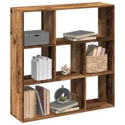 Pregrada / regal za knjige boja drva 102x29x103,5 cm drveni