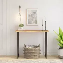 Stolna ploča 80x40x2,5 cm pravokutna bagremovo drvo živi rub