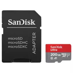 SANDISK Memorijska kartica micro SDXC Ultra 200GB + adapter SDSQUA4-200G-GN6MA