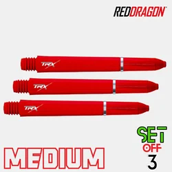 SET pikado nastavkov RED DRAGON/TRX/Medium 48 mm/Red