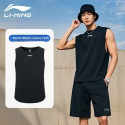 Li-Ning Muška majica, Okrugli izrez, Crna