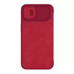 Maska na preklop Nillkin Qin Pro za iPhone 14 crvena