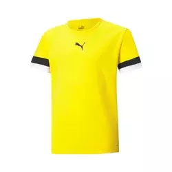 PUMA Funkcionalna majica rumena/črna/bela