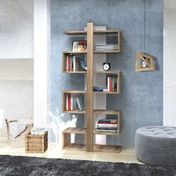 Hanah Home Polica 78x170x29,5cm Hrast
