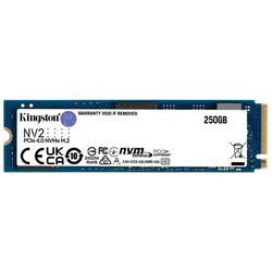 SSD Kingston M.2 PCIe NVMe 250GB NV2, 2280, 3000/1300 MB/s
