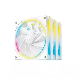 Ventilator za ohišje DeepCool FL12R SE WH 3-IN-1, ARGB, PWM, 120mm, 3 Pack, bel