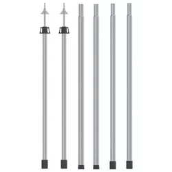 Teleskopske šipke za ceradu duljine 102 – 260 cm 2 kom aluminij