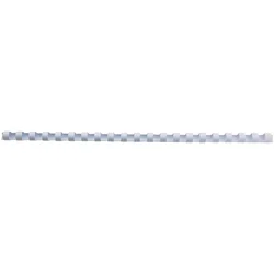 IBICO ŠPIRALA PVC  8MM BELA GBC