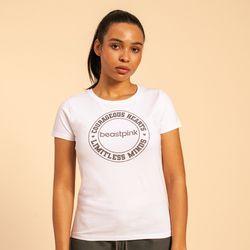 BeastPink Women‘s Serenity T-shirt White
