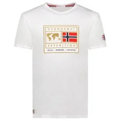 GEOGRAPHICAL NORWAY Majica kratak rukav jofoten db white men 254 M