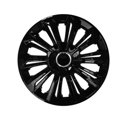 Strong Black Hubcap Set - 16 (glossy)