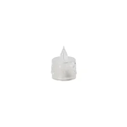 LED sveča 3,5x4,5cm polprosojna 80973