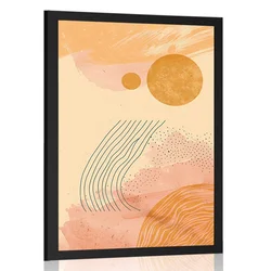 Plakat moderni vzorci Peach Fuzz - 60x90 no frame
