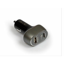 PORT DESIGN Auto punjač USB 3.0/ USB- c