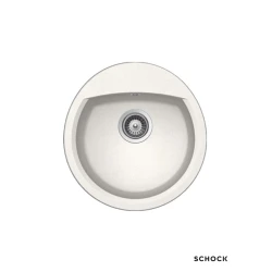 Schock Granitna ugradna sudopera Manhattan R100, 47x49cm, Bela
