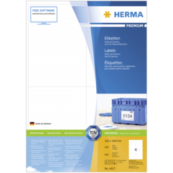 Herma Premium Labels 105x148 200 Sheets DIN A4 800 pcs. 4627