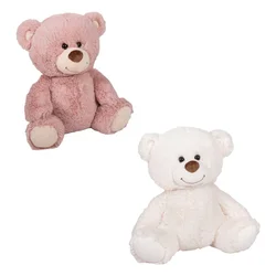 Alltoys Plišasti sedeči medvedek, 33 cm, v dveh barvah