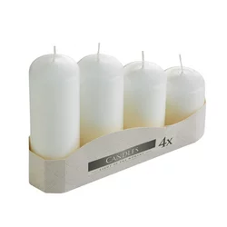 Adventne sveče multi/stopničaste 4/1 BELA
