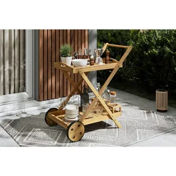 Ambia Garden VRTNI SERVIRNI VOZIČEK 85/90/53 cm