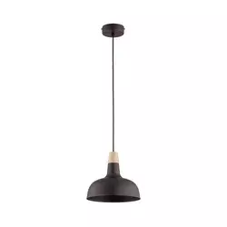 Luster na sajli RODOS 1xE27/15W/230V crni