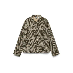 VERO MODA Prehodna jakna VMTESSA svetlo rjava / črna