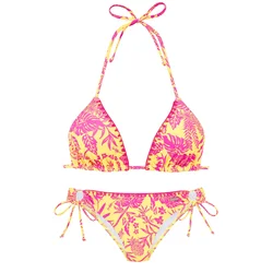 VENICE BEACH Bikini rumena / roza