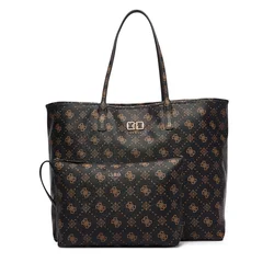 Guess Ročna torba Emelie Logo HWGP99 28240 Rjava
