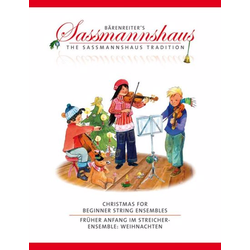 SASSMANSHAUS:CHRISTMAS FOR BEGINNER STRING ENSEMBLES