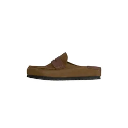 BIRKENSTOCK Nizki natikači Naples rjava/temno rjava