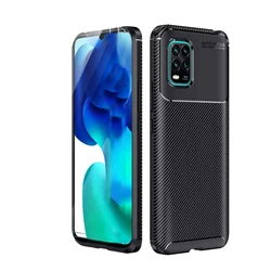 Maska Carbon Defender za Xiaomi Mi 10 Lite, Crna