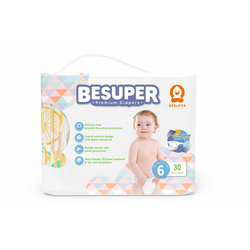 BESUPER Premium Pelene 6 (XXL/ 12+ kg) 30 kom