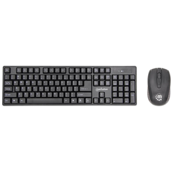 MANHATTAN Tastatura+miš Wireless 178990 YU, black