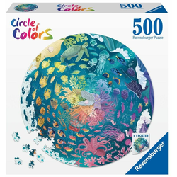 Ravensburger - Puzzle Ocean round 500 - 500 kosov