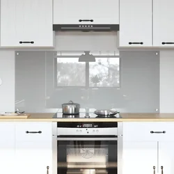 Kuhinjski zid 2 pcs Svijetlo siva 70 x 60 cm