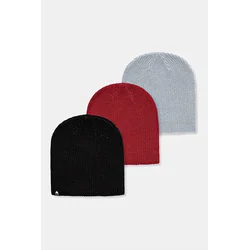 Otroška kapa Burton 3-pack rdeča barva, 234591
