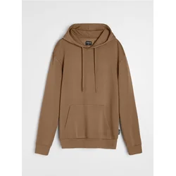 Sinsay - Basic hoodie - zlatno braon
