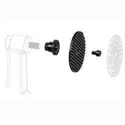 DISTAR Adapter za brusilne plošče tip Proxxon