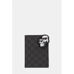 Etui za potni list Karl Lagerfeld IKON MONOGRAM rjava barva, B1W32017