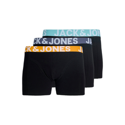 JACK & JONES Boksarice JACCONOR golobje modra/meta/oranžna/črna