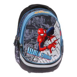 SAZIO Seven Spider-Man Wall crawler Ranac za dečake, Anatomski, Crni