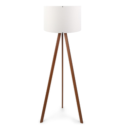 Opviq Podna lampa white brown