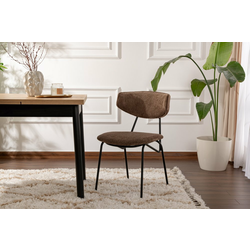 HANAH HOME Set 2 stolice Nancy Brown Black