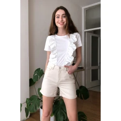 Ženski šorts Trendyol White